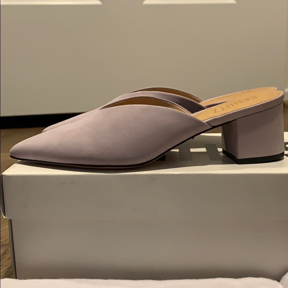 NWT Schutz Lavender Dauani  Mules - Picture 3 of 6